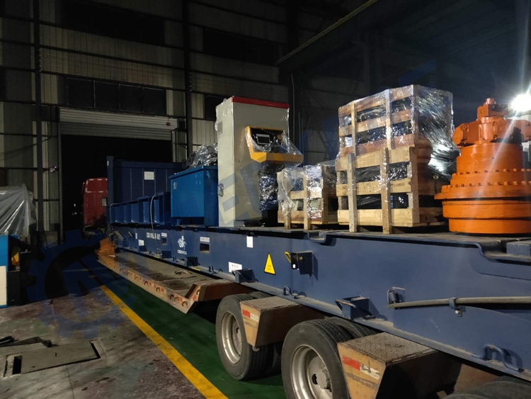 floor type boring machine delivery